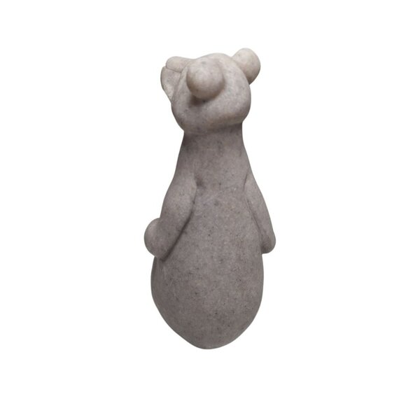 Quarry Critters Billy Bear 2000 Figurine Resin Stone Three Vintage Smile Sit - Picture 4 of 6